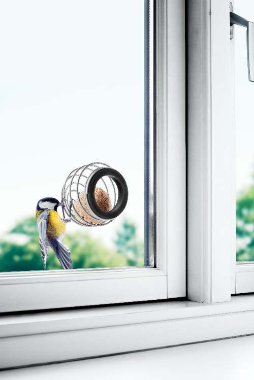Vogel Voederbol voor Raam, Zilver - Eva Solo