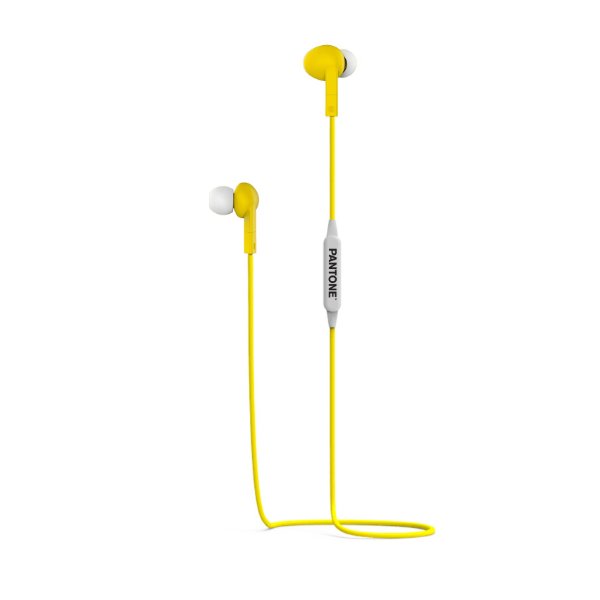 Bluetooth Stereo Oordopjes, Geel - Kunststof - Celly | Pantone