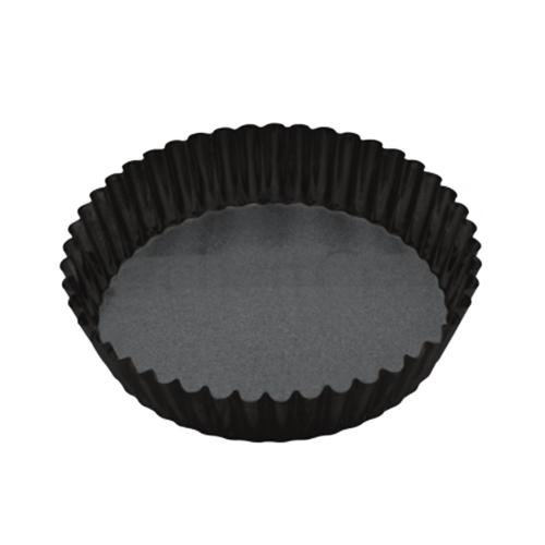 Ronde geribbelde (quiche) bakvorm met losse bodem, extra diep, 25 cm  - Masterclass