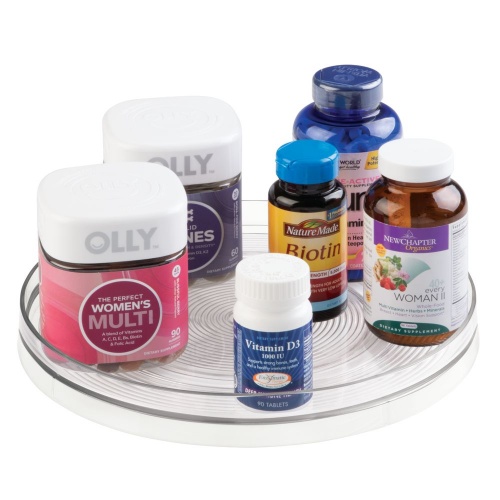 Lazy Susan Draaiplateau, 28.7 cm, Kunststof, Transparant - iDesign | Linus