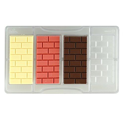 Chocolade mal stenen muur - Decora