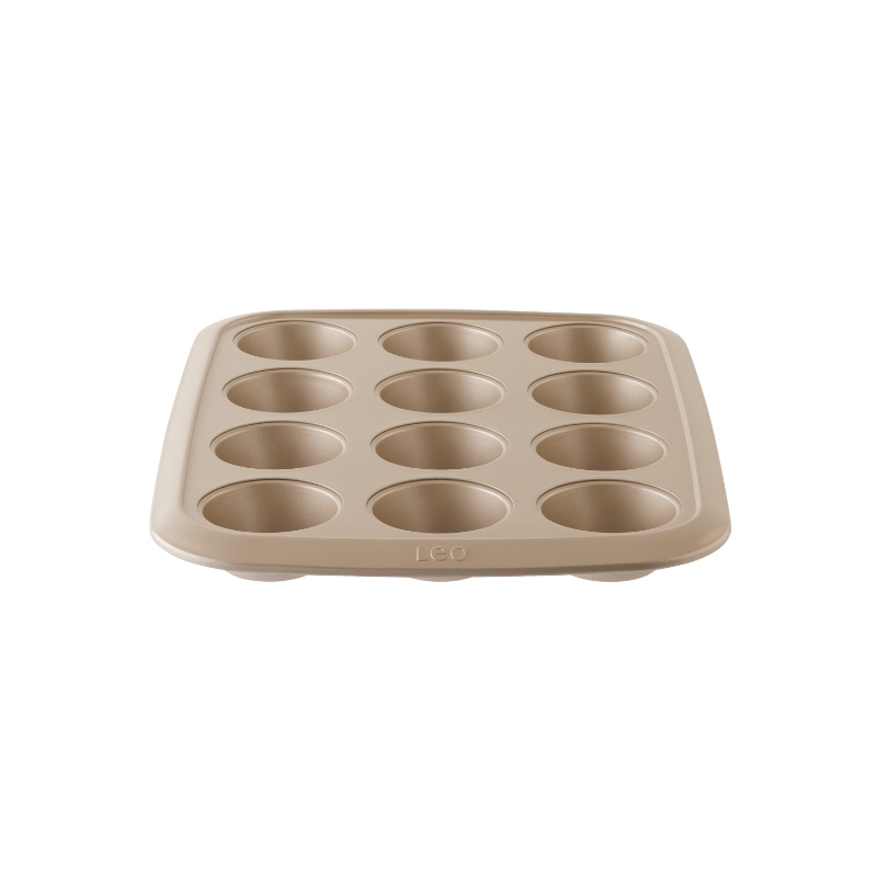 Balance Cupcakevorm/Muffinvorm, 12 Stuks, Carbonstaal, Non-Stick, 6.5 cm - BergHOFF | Leo Line
