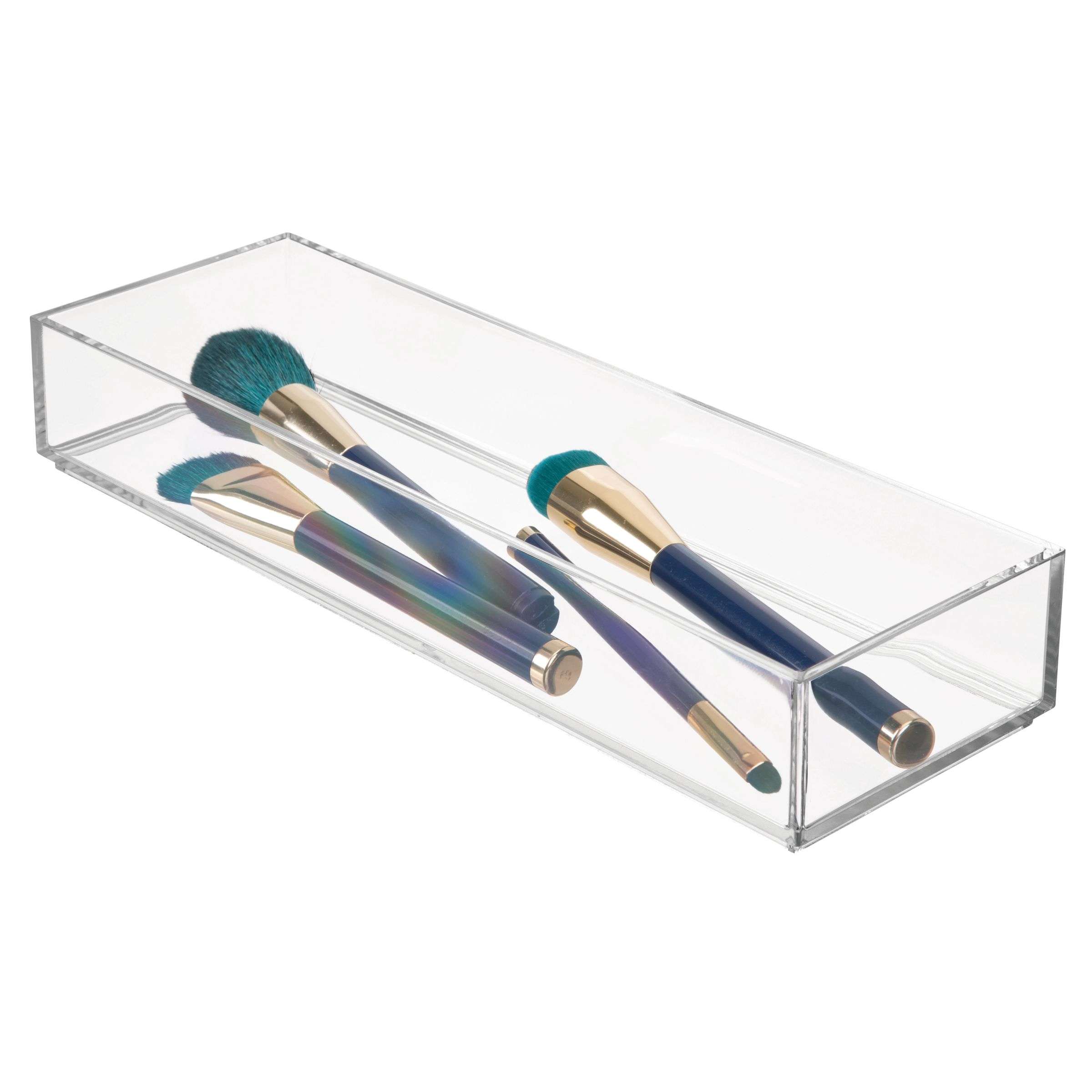 Lade Organizer, Make-up Organizer, 10.2 x 30.5 x 5.1 cm, Transparant, Kunststof - iDesign | Clarity