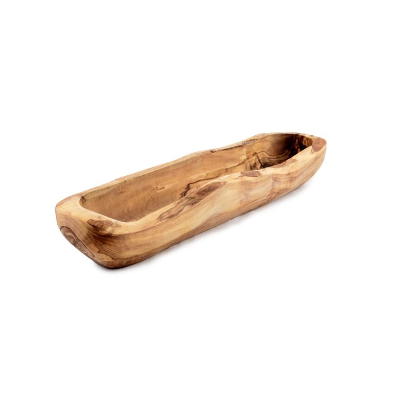 Olijfhouten Broodmand XL