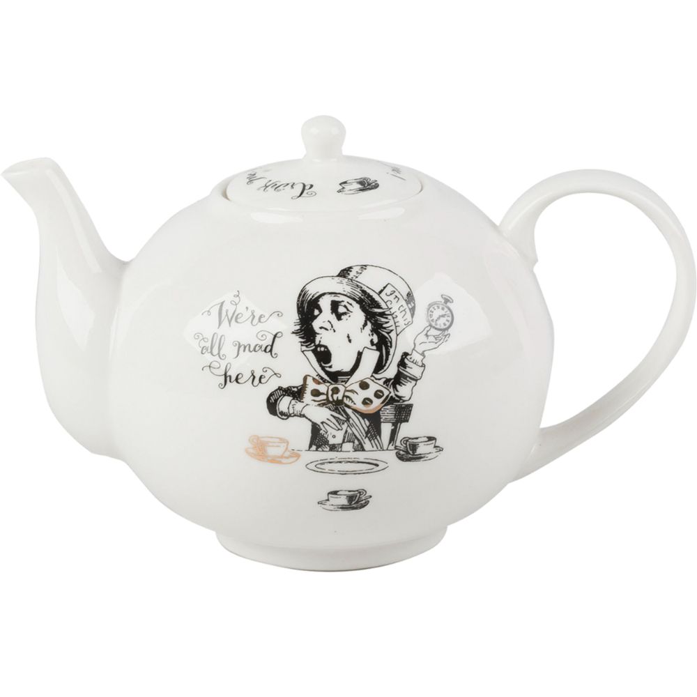 Theepot, Porselein, 1.1 L - V&A | Alice in Wonderland