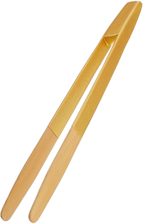 Broodtang, Bamboe, 24 cm, Goud - Pebbly