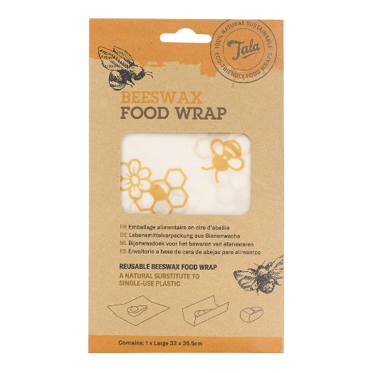Bijenwas Wrap, 33 x 25.5 cm, Honeycomb - Tala