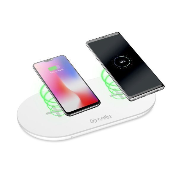 Draadloos Oplaadstation Dual - Celly