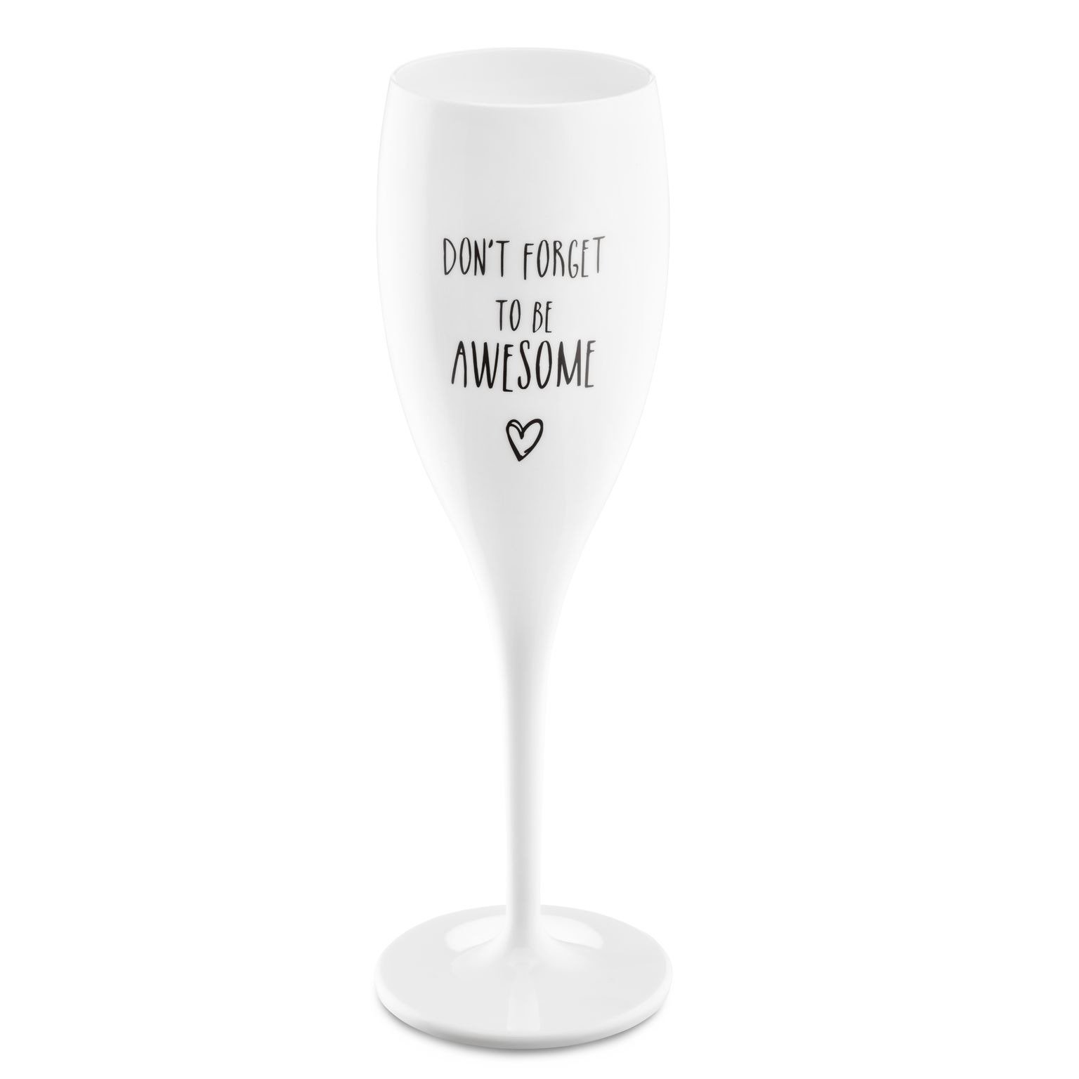 Champagneglas 'Don't Forget To Be Awesome' - Koziol | Cheers No. 1