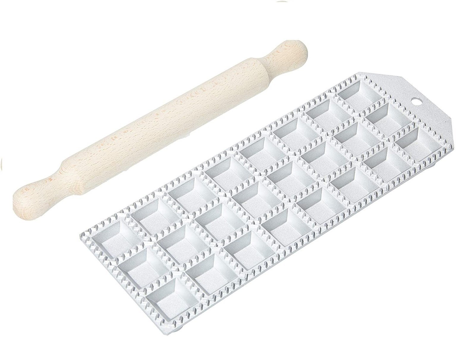 Ravioli mal vierkant met rolstok - 24 stk - Eppicotispai