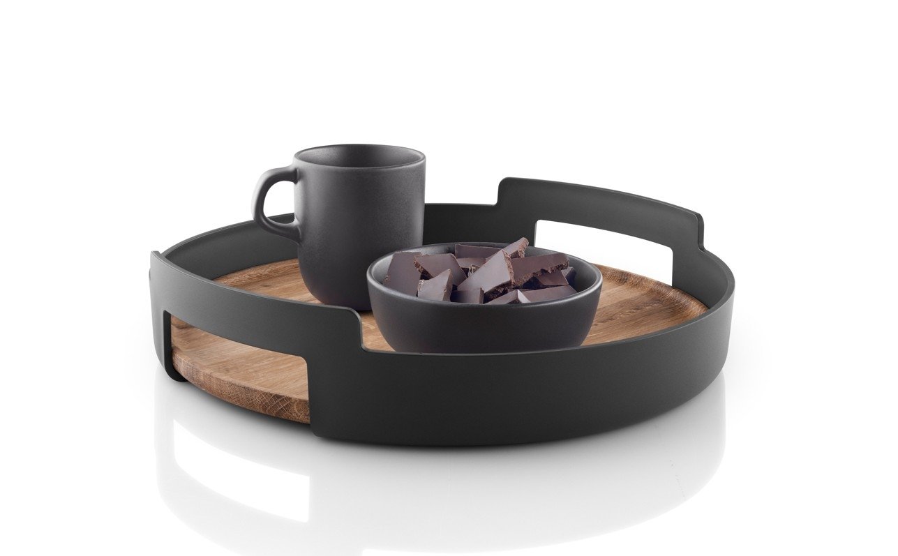 Nordic Kitchen Dienblad - Ø 35 cm - Zwart - Eva Solo
