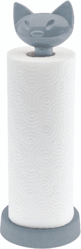 Keukenrolhouder, Organic Bio-Circular, Natuur Bloemen Blauw -  Koziol | Miaou