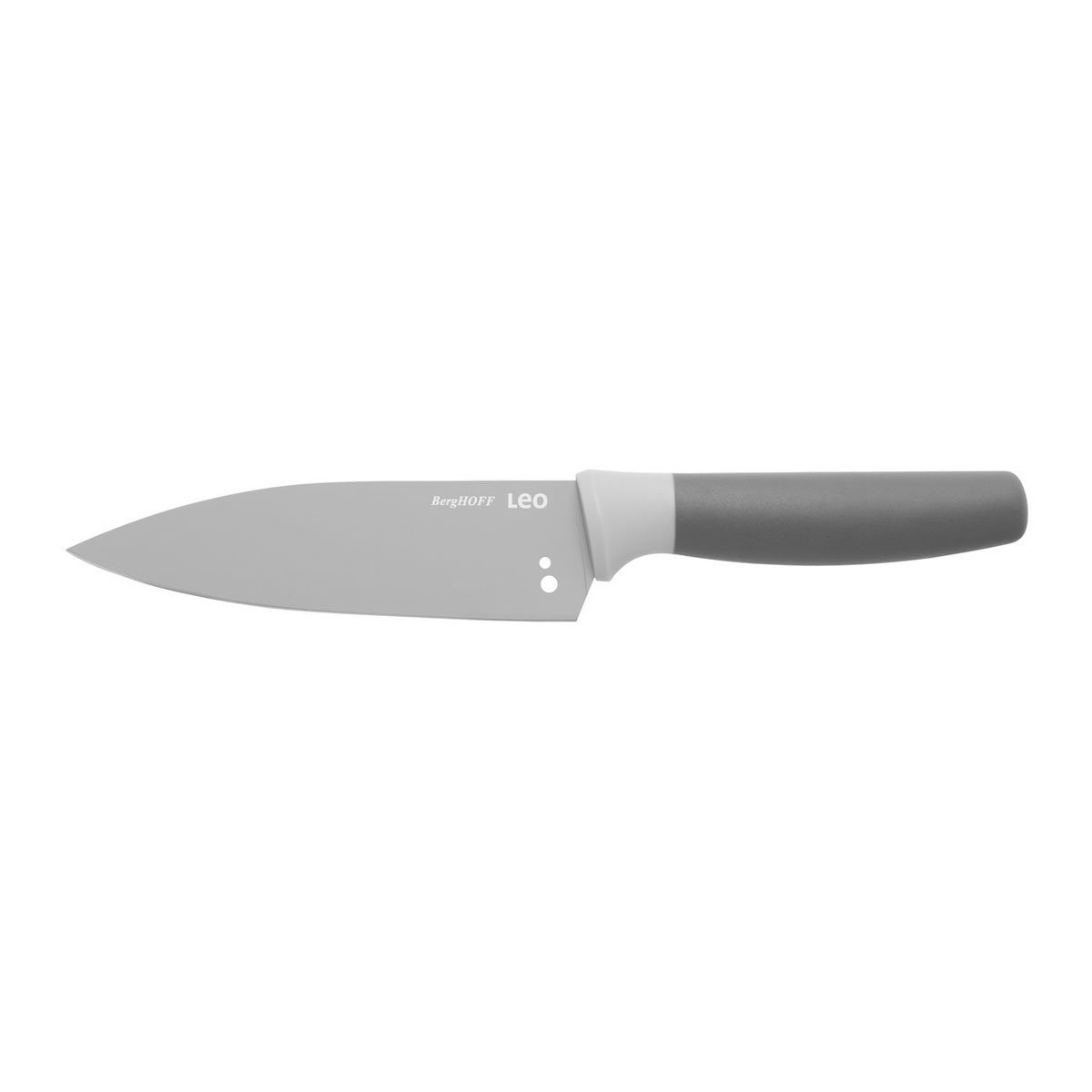 Koksmes met kruidenstripper 14 cm, Grijs - Roestvrij staal - BergHOFF|Leo Line