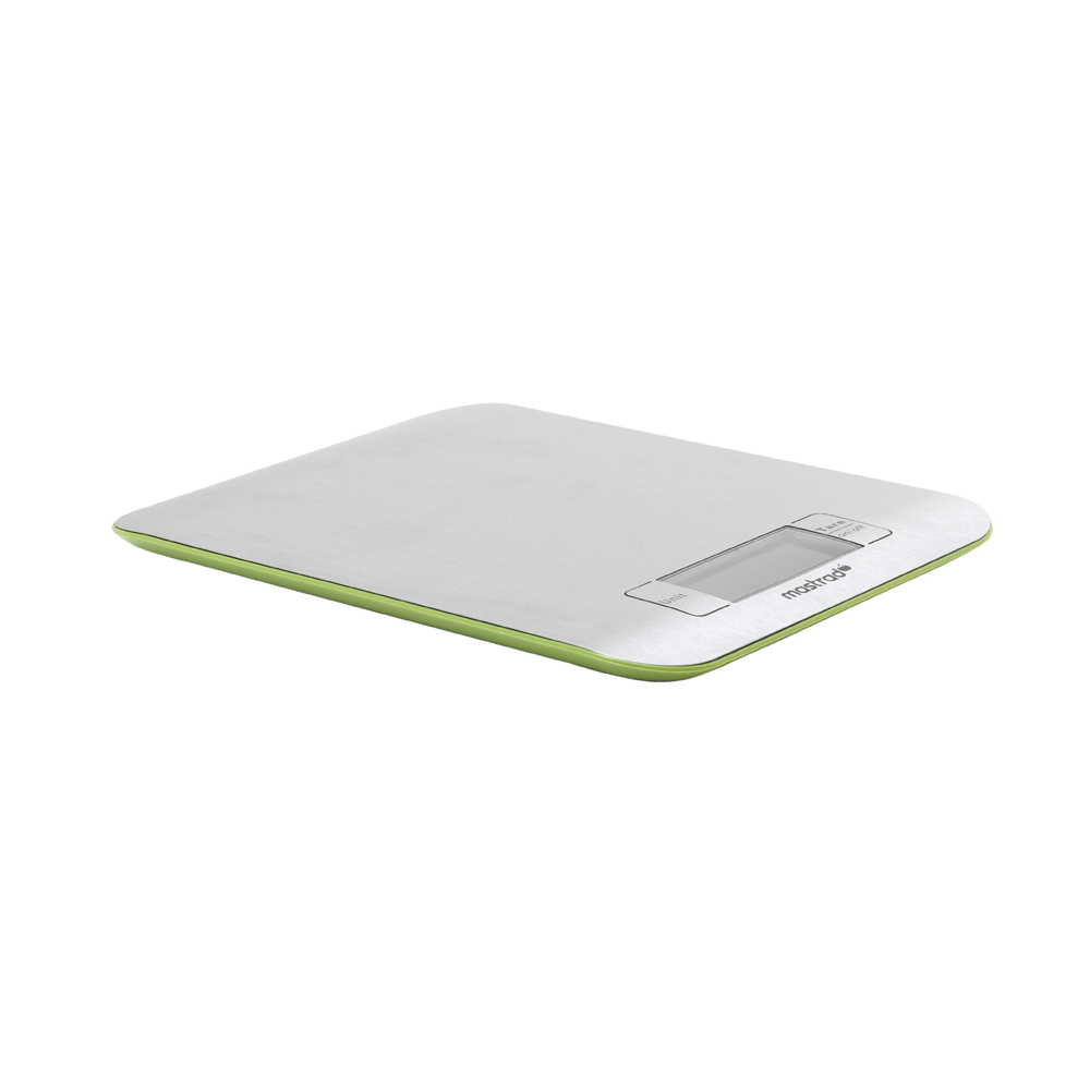Keukenweegschaal, RVS, 5 kg, Groen - Mastrad