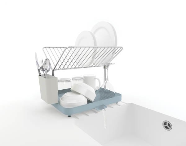 Aanrecht Afdruiprek Y-rack - Blauw - Joseph Joseph| Cleaning & Organisation 