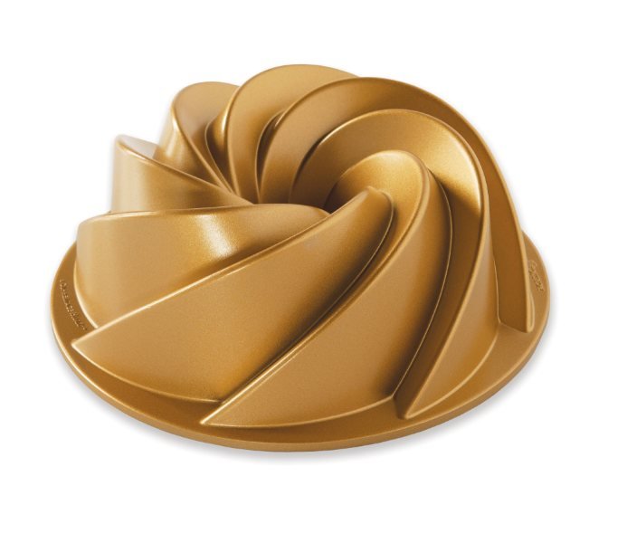 Tulband Bakvorm "6-cup Heritage Bundt Pan " - Nordic Ware | Premier Gold Little Bundts