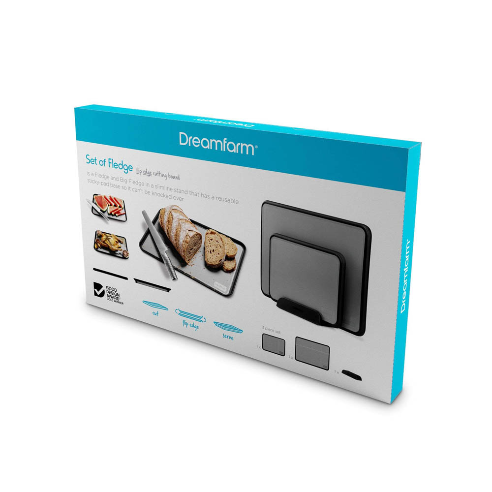 Snijplanken, set van 2 met houder - Fledge Kunststof  | Dreamfarm