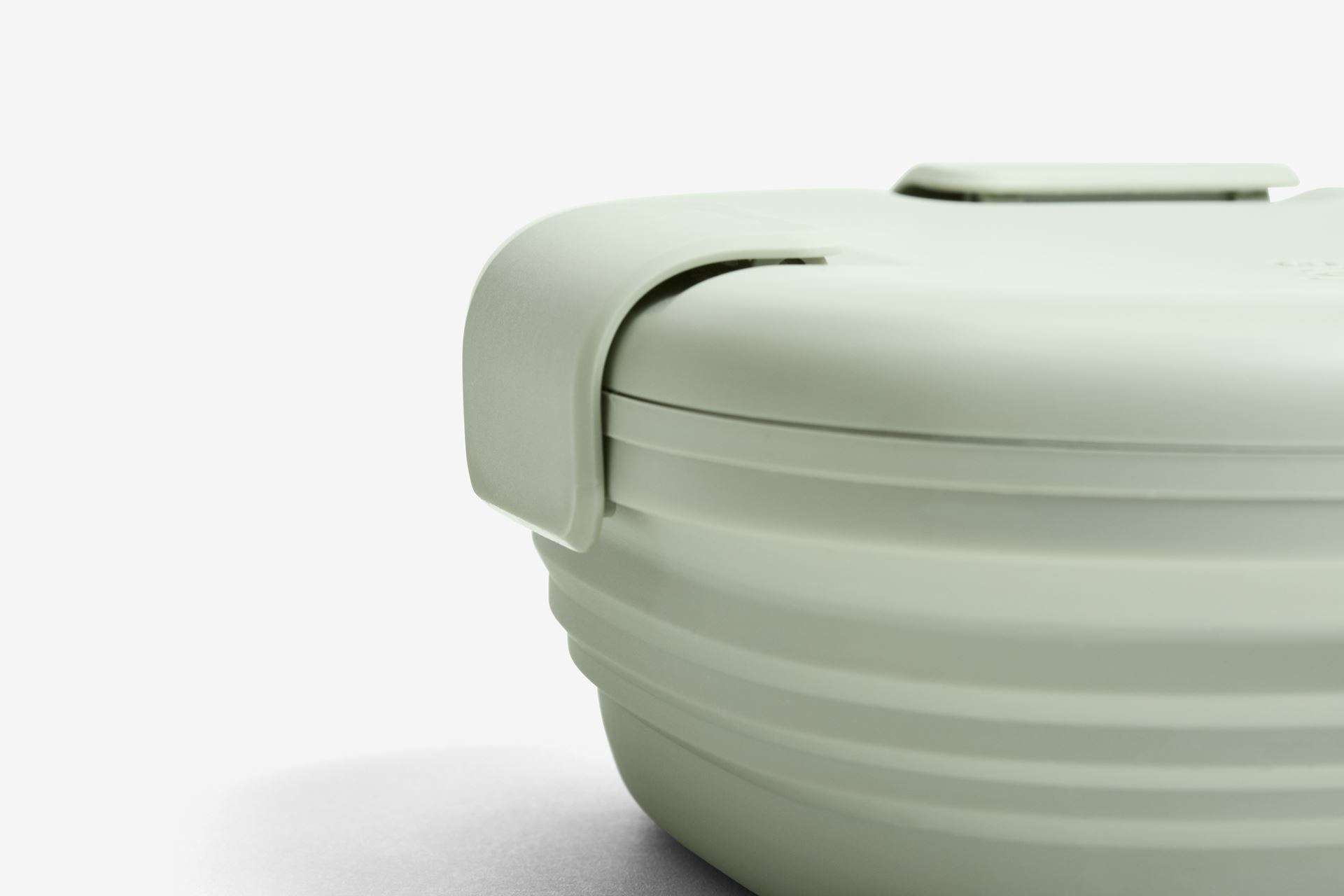 Lunchbox Junior, Sage - 700ml - Groen - Opvouwbaar | Stojo