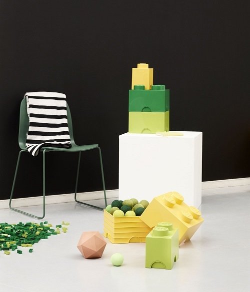 Opbergbox Brick 4, Groen - LEGO