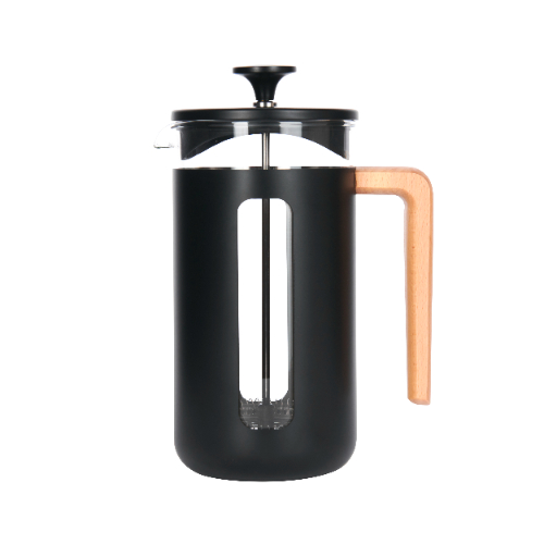 Cafetière, 3 Kopjes, RVS, Zwart - La Cafetière | Pisa