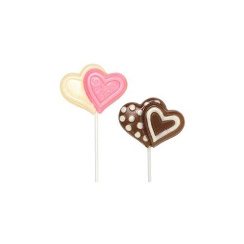 Mal voor chocolade lolly's - hartjes - Wilton