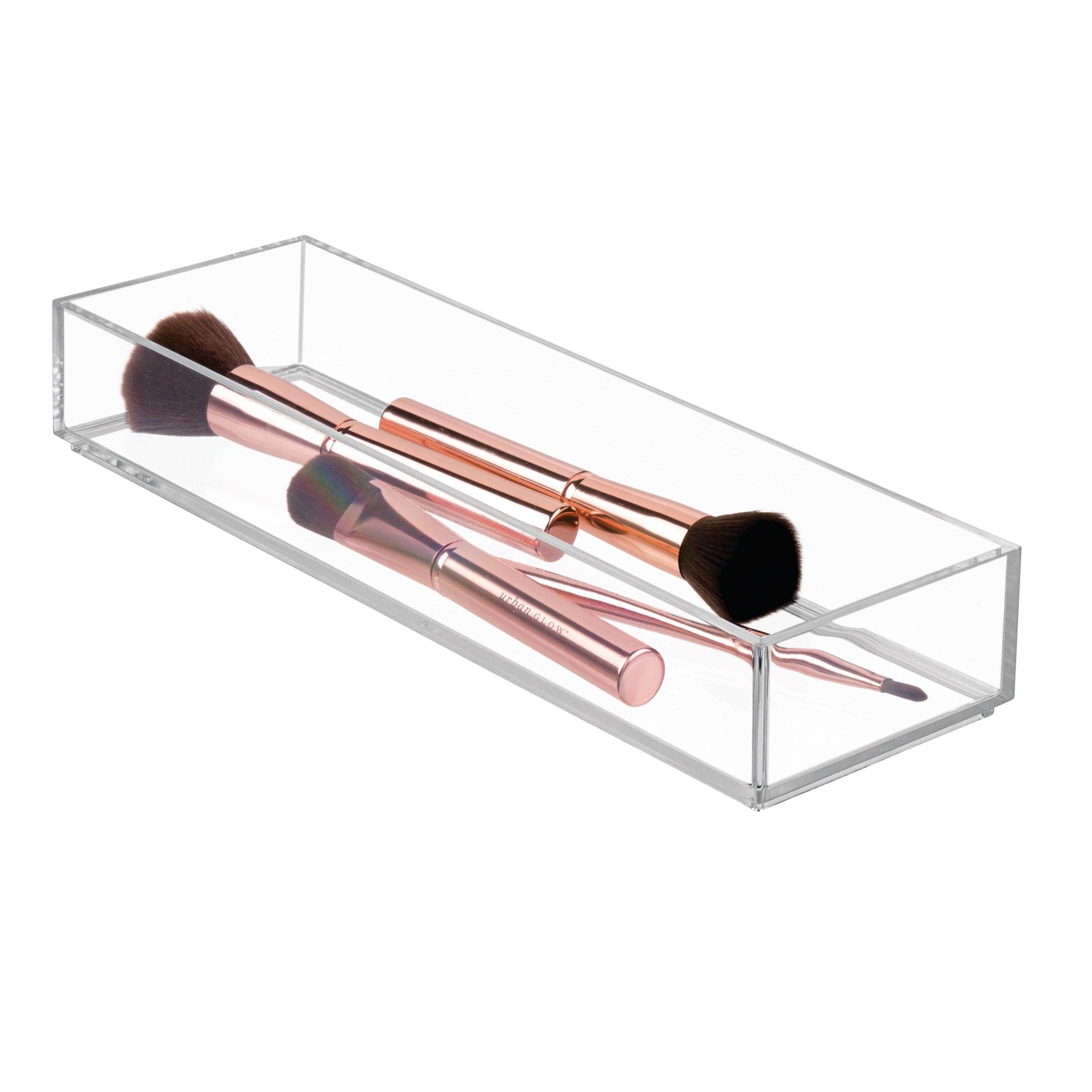 Lade Organizer, Make-up Organizer, 10.2 x 30.5 x 5.1 cm, Transparant, Kunststof - iDesign | Clarity