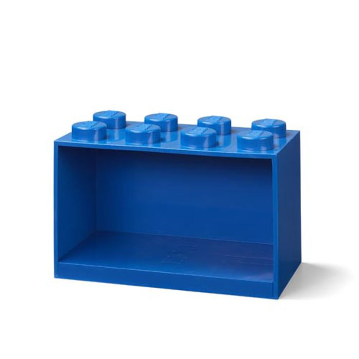 Wandschap 8 Brick, Blauw - Polypropyleen - LEGO