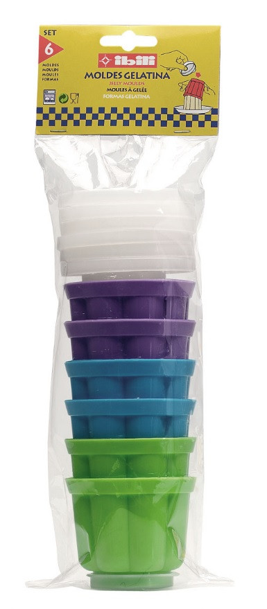 Set van 6 puddingvormpjes - Ibili