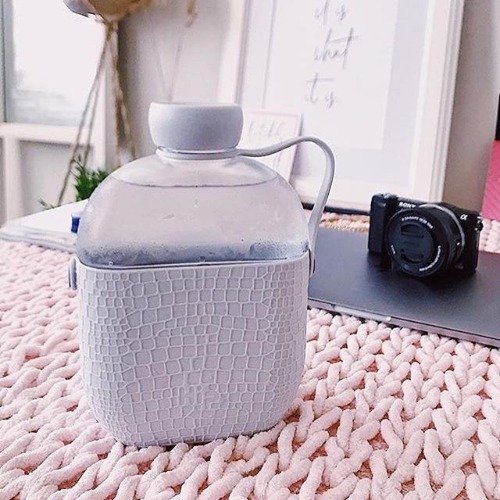 Drinkfles, 650 ml, Wit - HIP