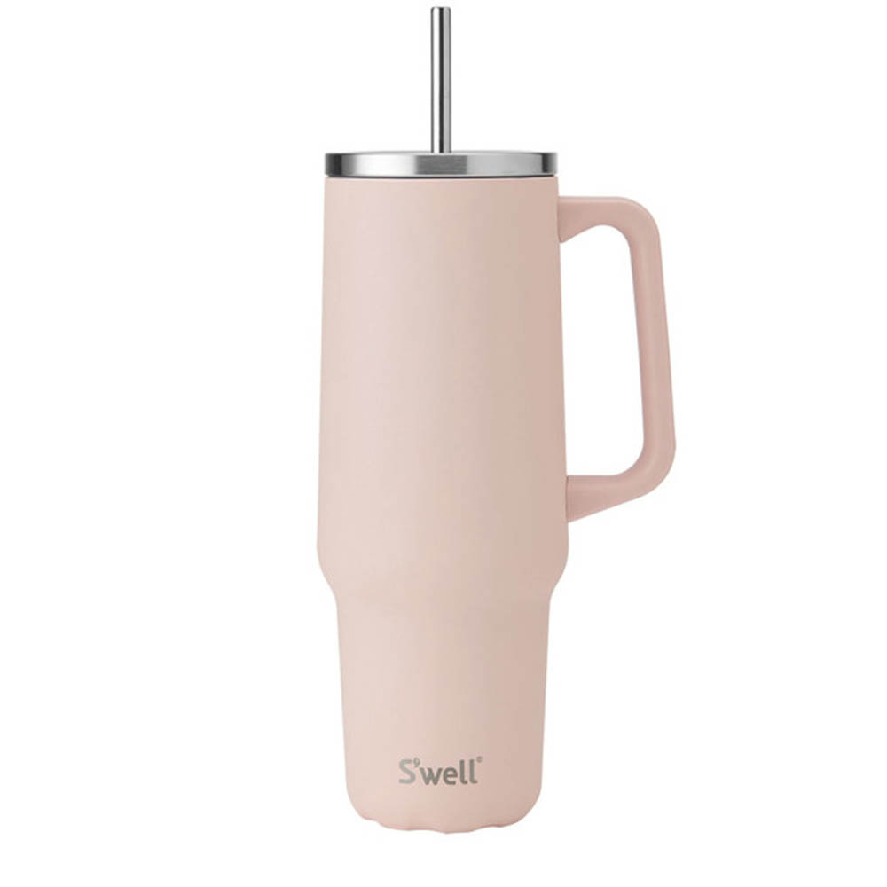 Tumbler XL Himalayan Salt – Duurzame Roestvrijstalen Thermosbeker | Houdt 50 uur Koud en 10 uur Warm | Rietje , BPA & BPS vrij, 1180ml - S'well 