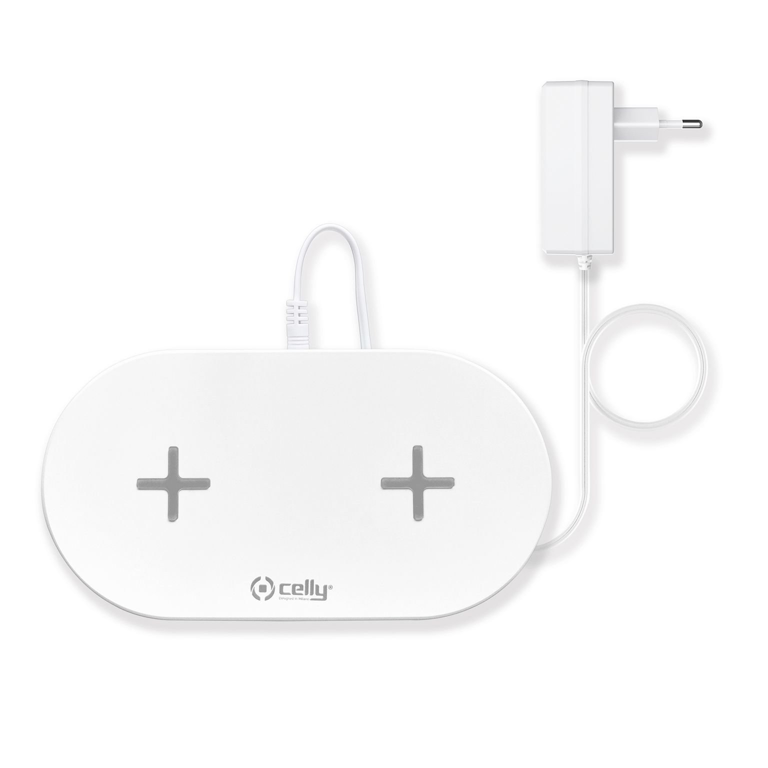 Draadloos Oplaadstation Dual - Celly