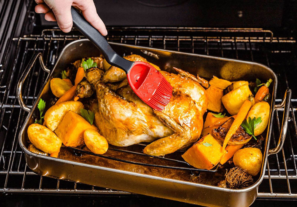 Bakkwast, Rood - Brizzle - Siliconen - Voor invetten, sauzen en marinades | Dreamfarm