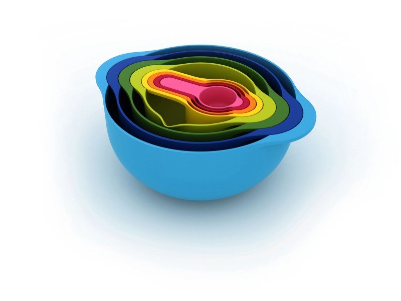 Schalenset met Maatbekers - 8-delig - Multifunctioneel - Joseph Joseph | Duo