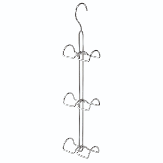 Handtashouder met Haak, RVS, Zilver - iDesign | Classico