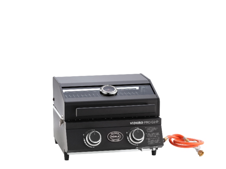 Gasbarbecue G2-P, 30 mbar, Mat Zwart - Rösle |  Videro Pro