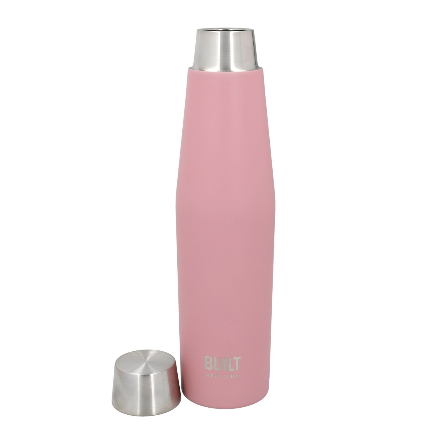 Dubbelwandige Thermosfles, 0.54 Liter, Licht Roze - BUILT New York | Perfect Seal