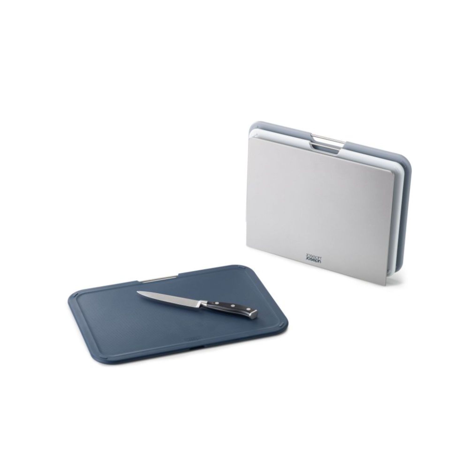 Snijplanken Set met Houder, Grijs, Set van 3 Stuks - Joseph Joseph | Nest