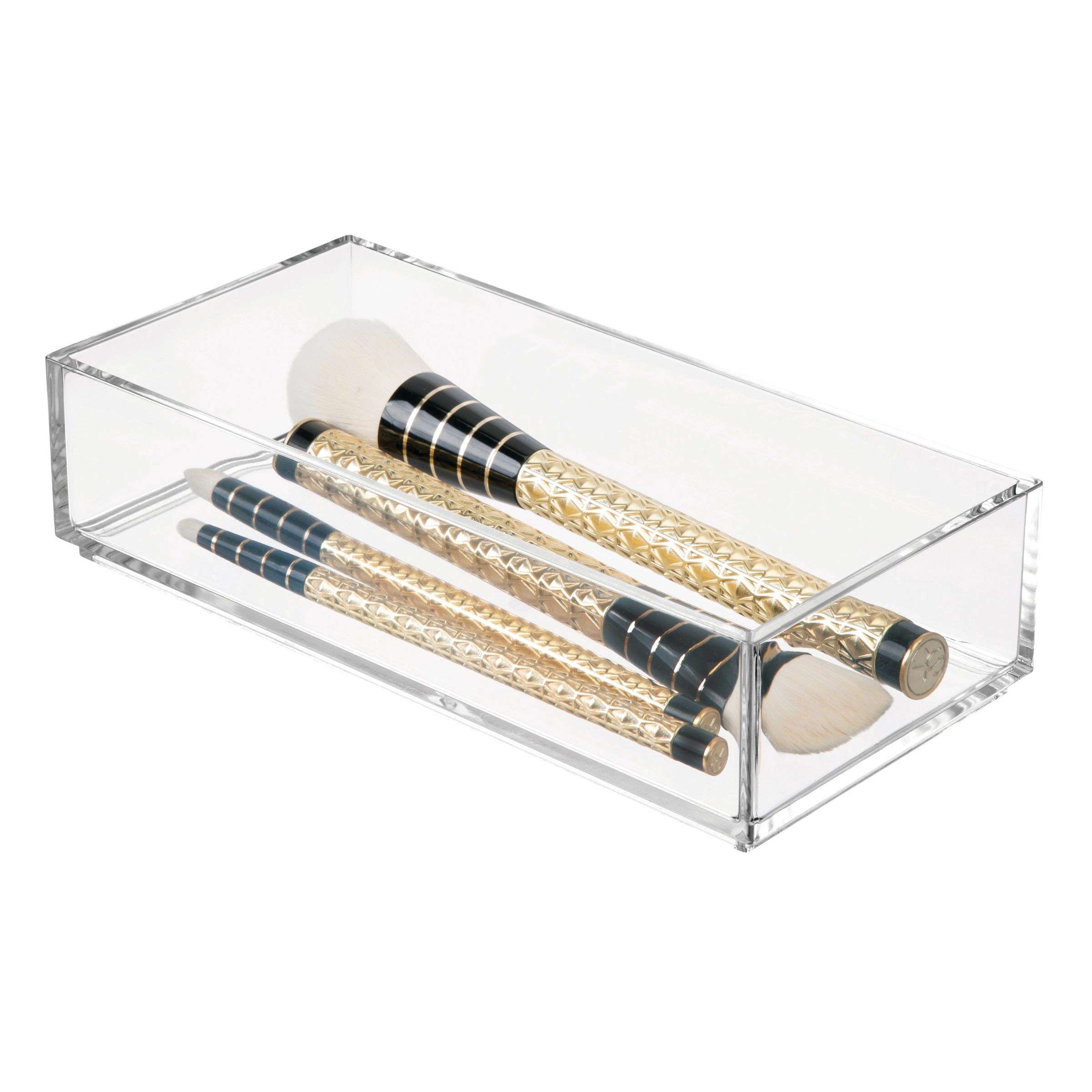 Lade Organizer, Make-up Organizer, 10.2 x 20.3 x 5.1 cm, Transparant, Kunststof - iDesign | Clarity