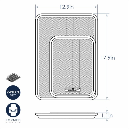 Bakplaten "Bakers Bundle", Set van 2 Stuks - Nordic Ware | Naturals Prism