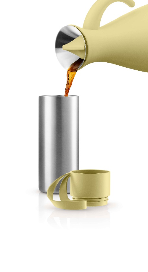 Thermosbeker To Go, 0.35 L, RVS, Kunststof, Siliconen, Champagnekleur - Eva Solo