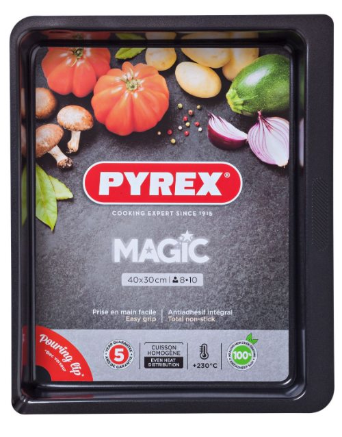 Braadslede Rechthoek 40 x 30 cm - Pyrex | Magic