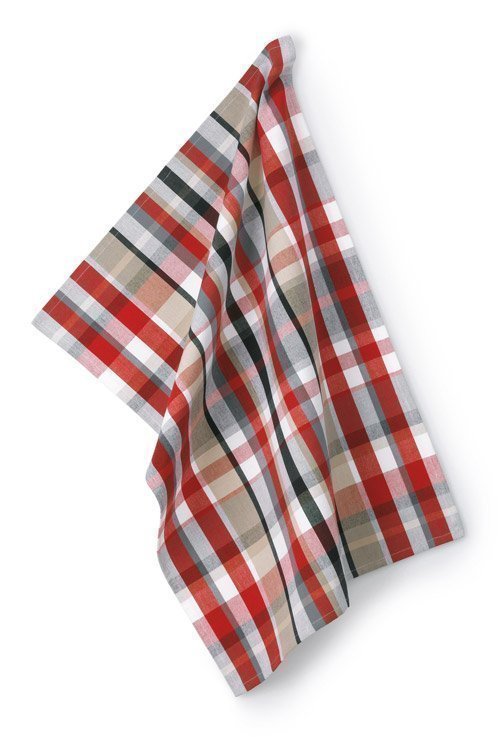Theedoek Geruit, Rood - Kela | Tabea
