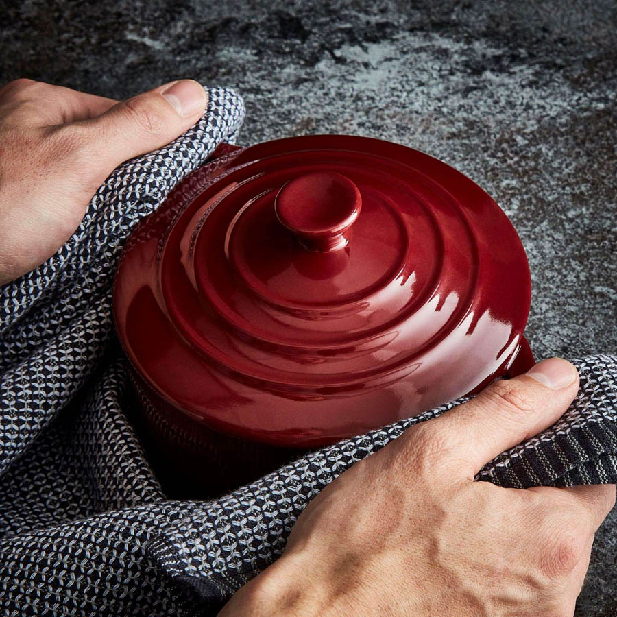 Ovenschalen Gift Set, 5 Delig, Rood, Keramiek - Barbary & Oak | Foundry