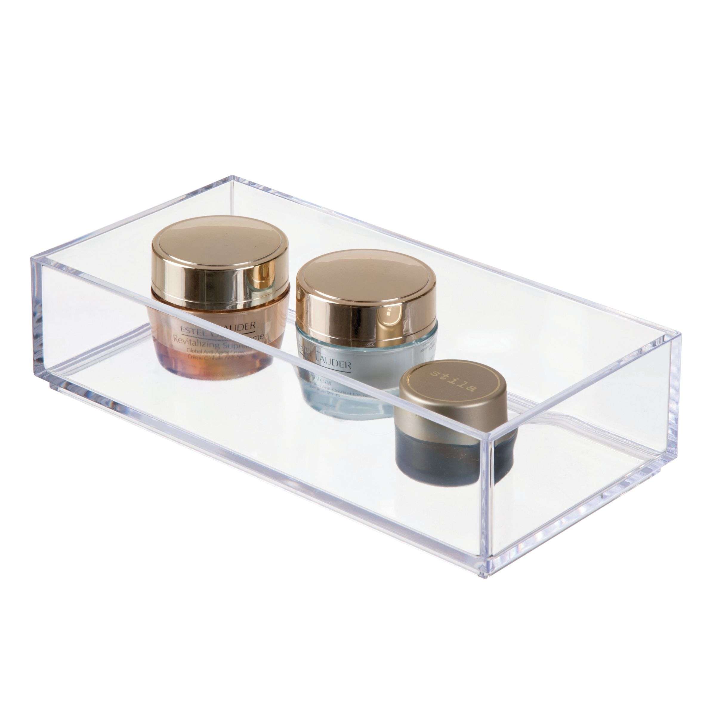Lade Organizer, Make-up Organizer, 10.2 x 20.3 x 5.1 cm, Transparant, Kunststof - iDesign | Clarity