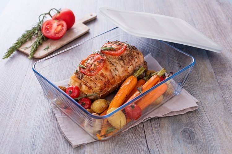 Cook & Freeze Ovenschaal Met Deksel - Set van 4 Stuks - Glas - Pyrex