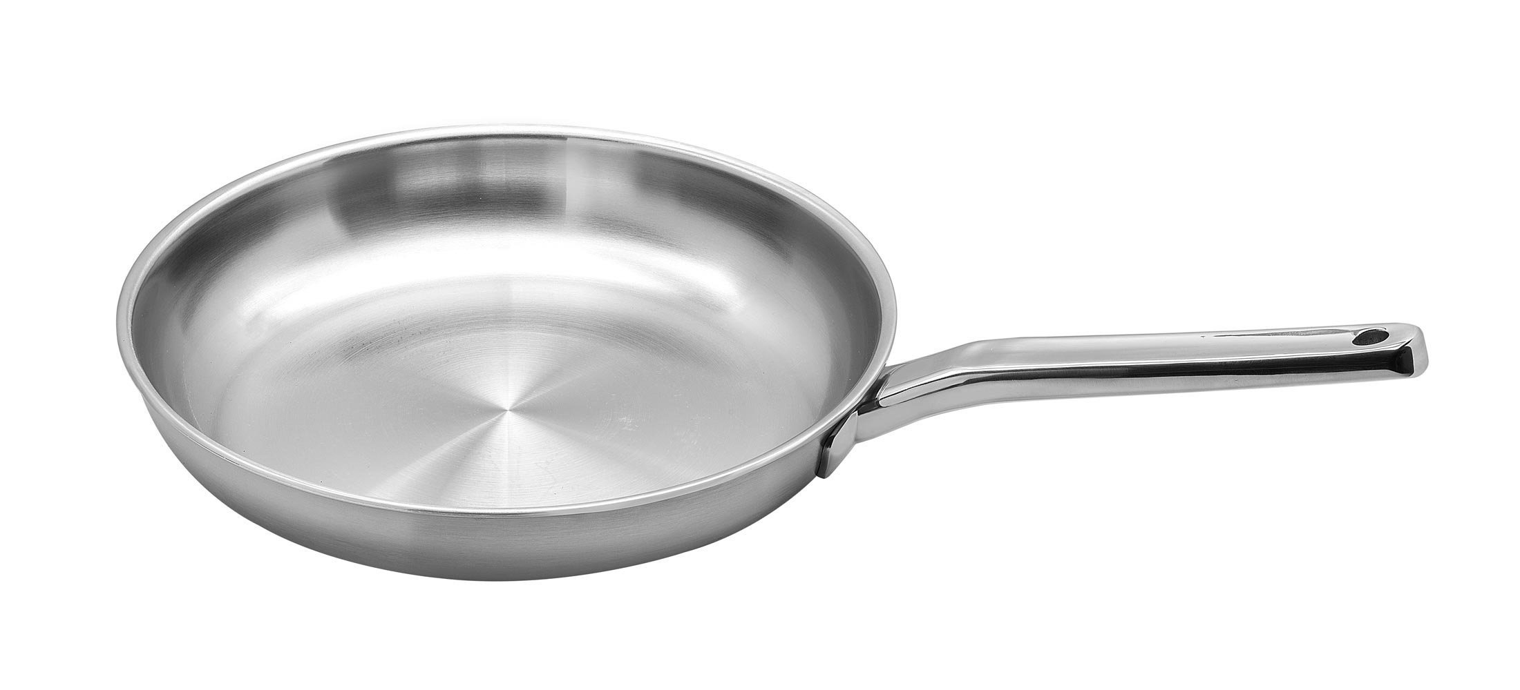 Koekenpan 5-ply RVS, 28 cm - Cookai