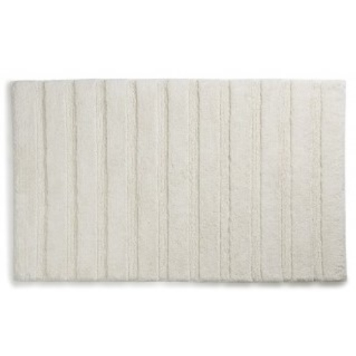 Badmat, 100 x 60 cm, Katoen, Gebroken Wit - Kela | Megan