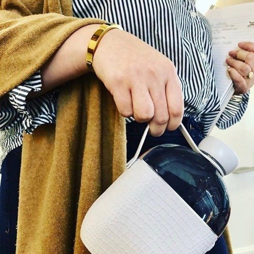 Drinkfles, 650 ml, Wit - HIP