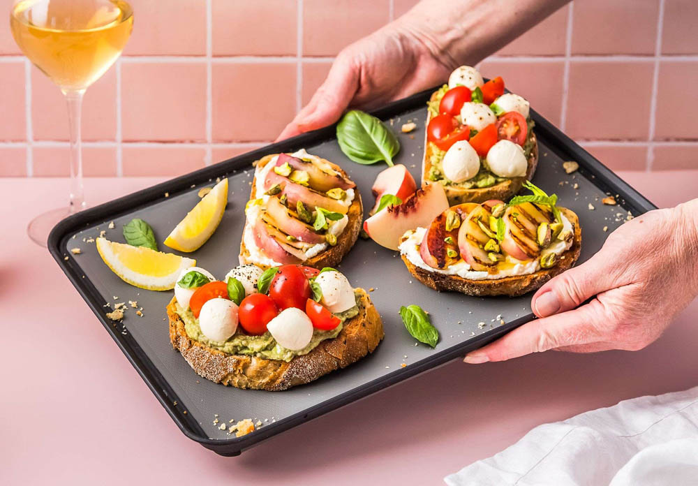 Snijplanken, set van 2 met houder - Fledge Kunststof  | Dreamfarm