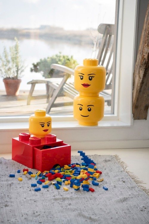 Opberglade Brick 4, Rood - LEGO